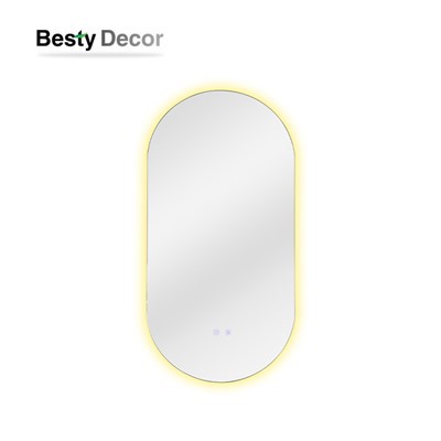 Oval LED badrumsspegel